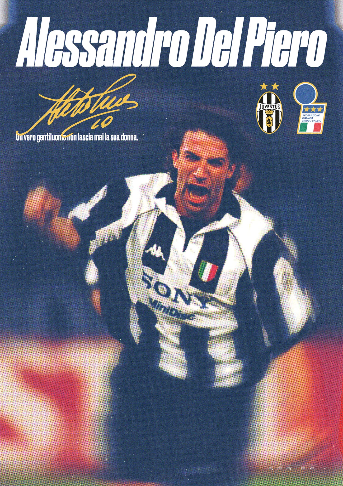 Classic Football Prints Series 1 Alessandro Del Piero