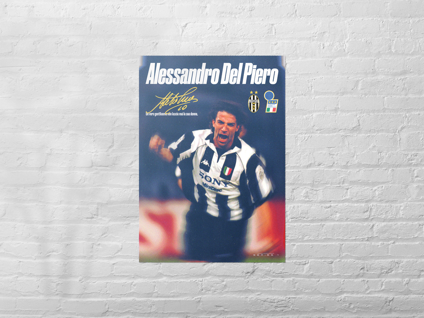 Classic Football Prints Series 1 Alessandro Del Piero