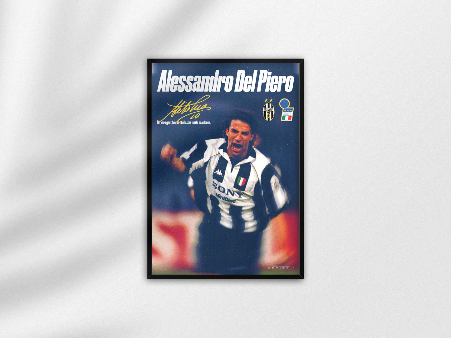 Classic Football Prints Series 1 Alessandro Del Piero