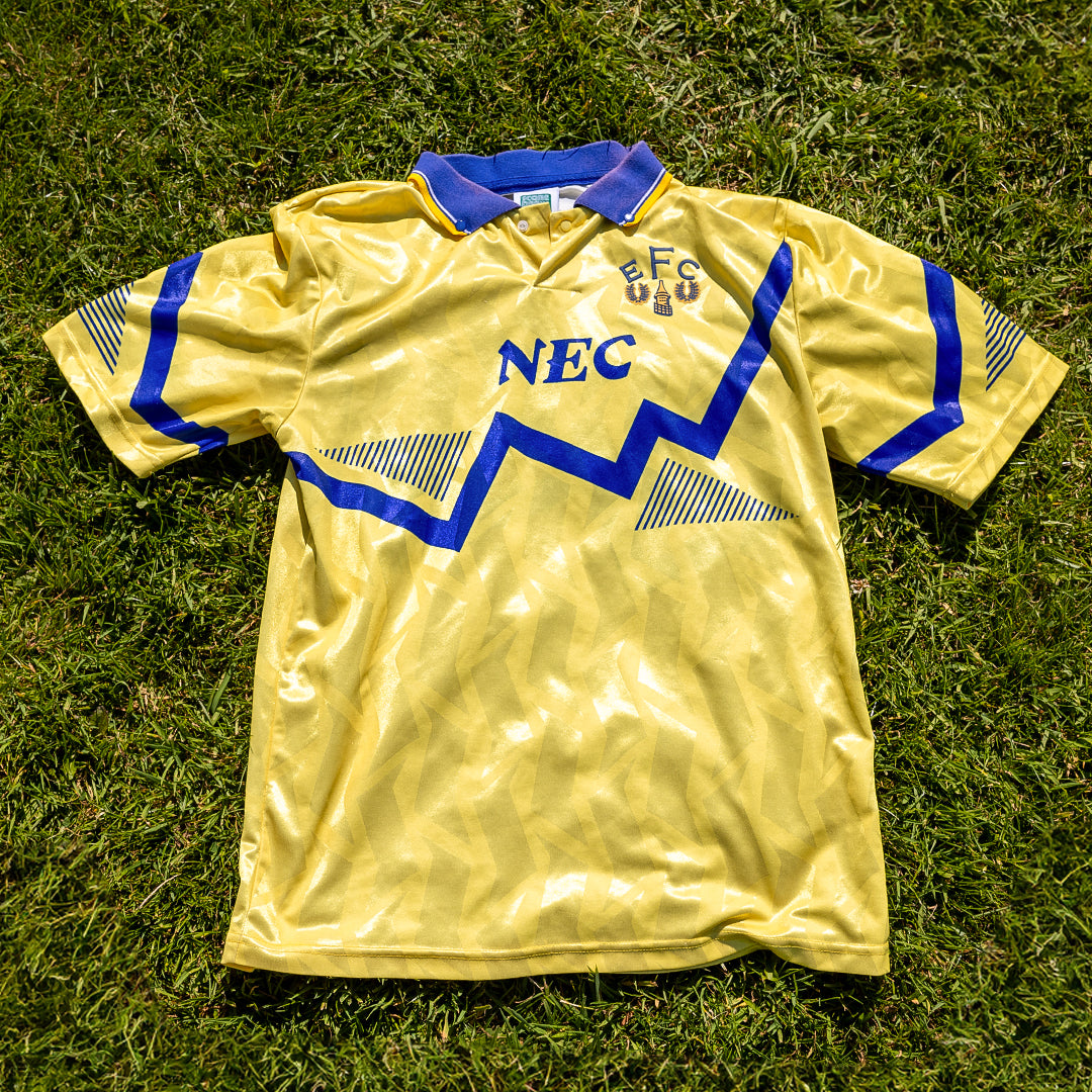 Score Draw Everton 1991/92 Away Shirt (8/10)