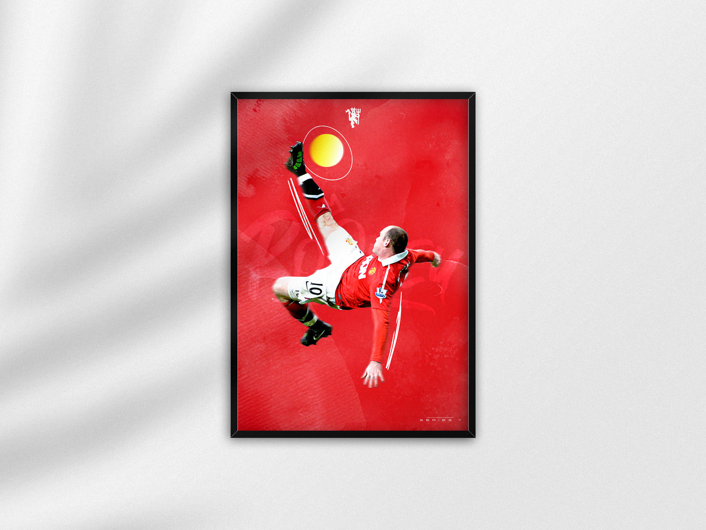 Classic Football Prints Series 1 Wayne Rooney